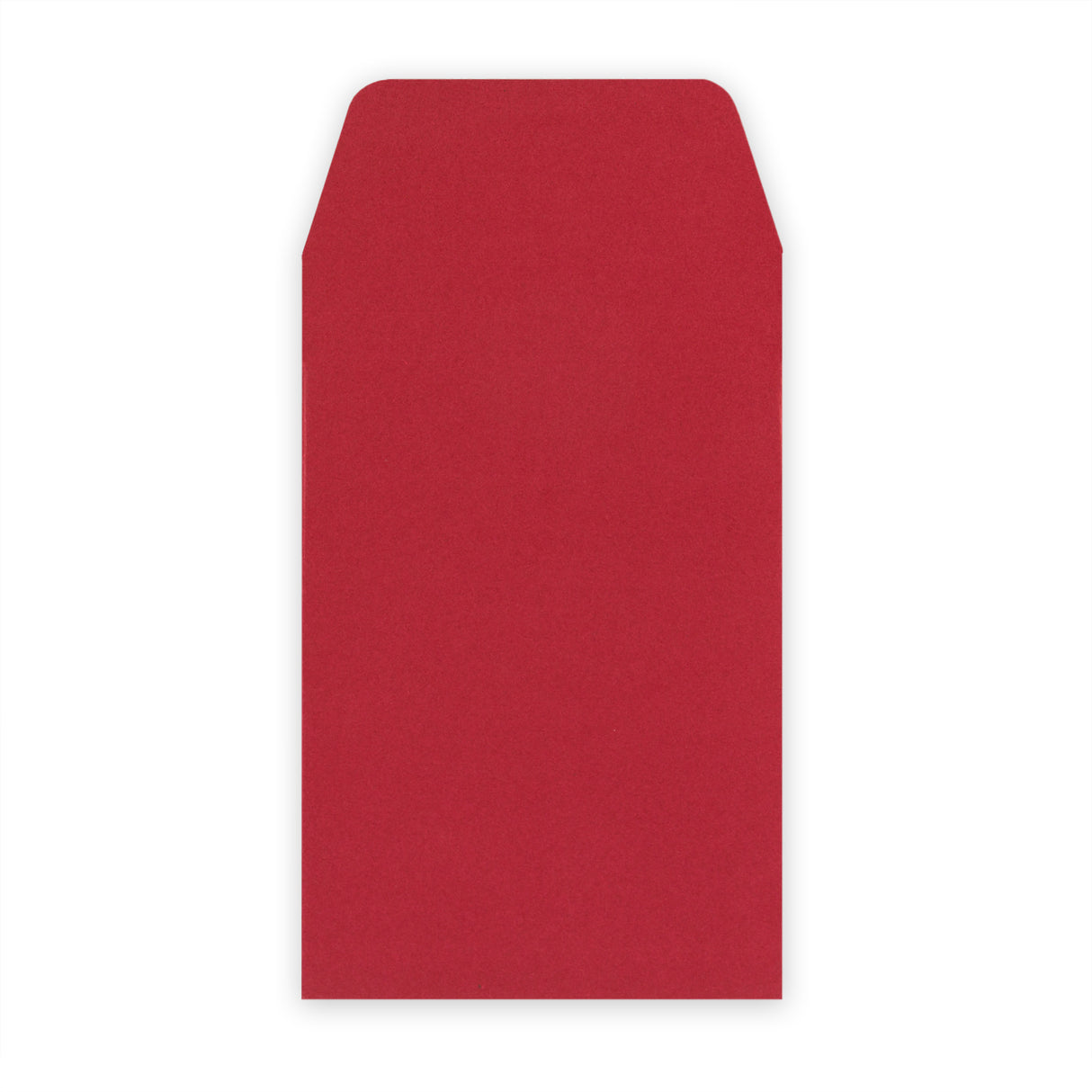 Mørkerød post-marque-konvolut med kile 162x114x25 mm (C6)