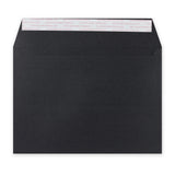 C5 melna luksus aploksne (162 x 229 mm)