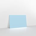 Pale Blue Coloured Gummed Greeting Card V Flap Envelopes