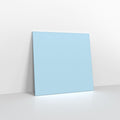 Pale Blue Coloured Gummed Greeting Card V Flap Envelopes