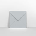 Pale Grey Coloured Gummed V Flap Envelopes