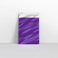 Purple Metallic Finish Foil Envelopes