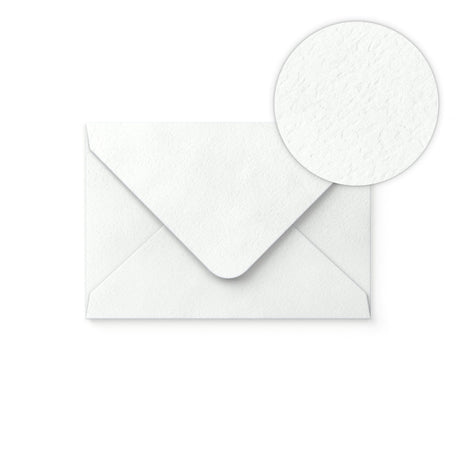 Busta colore bianco con effetto martellato 65x94 mm