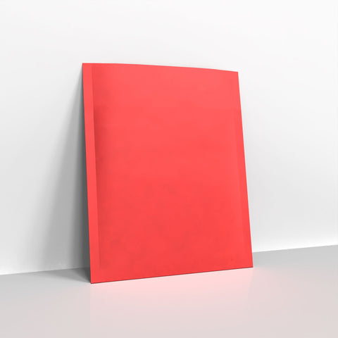 Red Paper Finish Bubble Bag Mailers