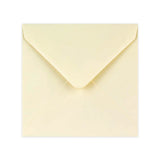 Ivory Wove Gummed V-Flap apsveikuma kartītes aploksne (140 x 140 mm)