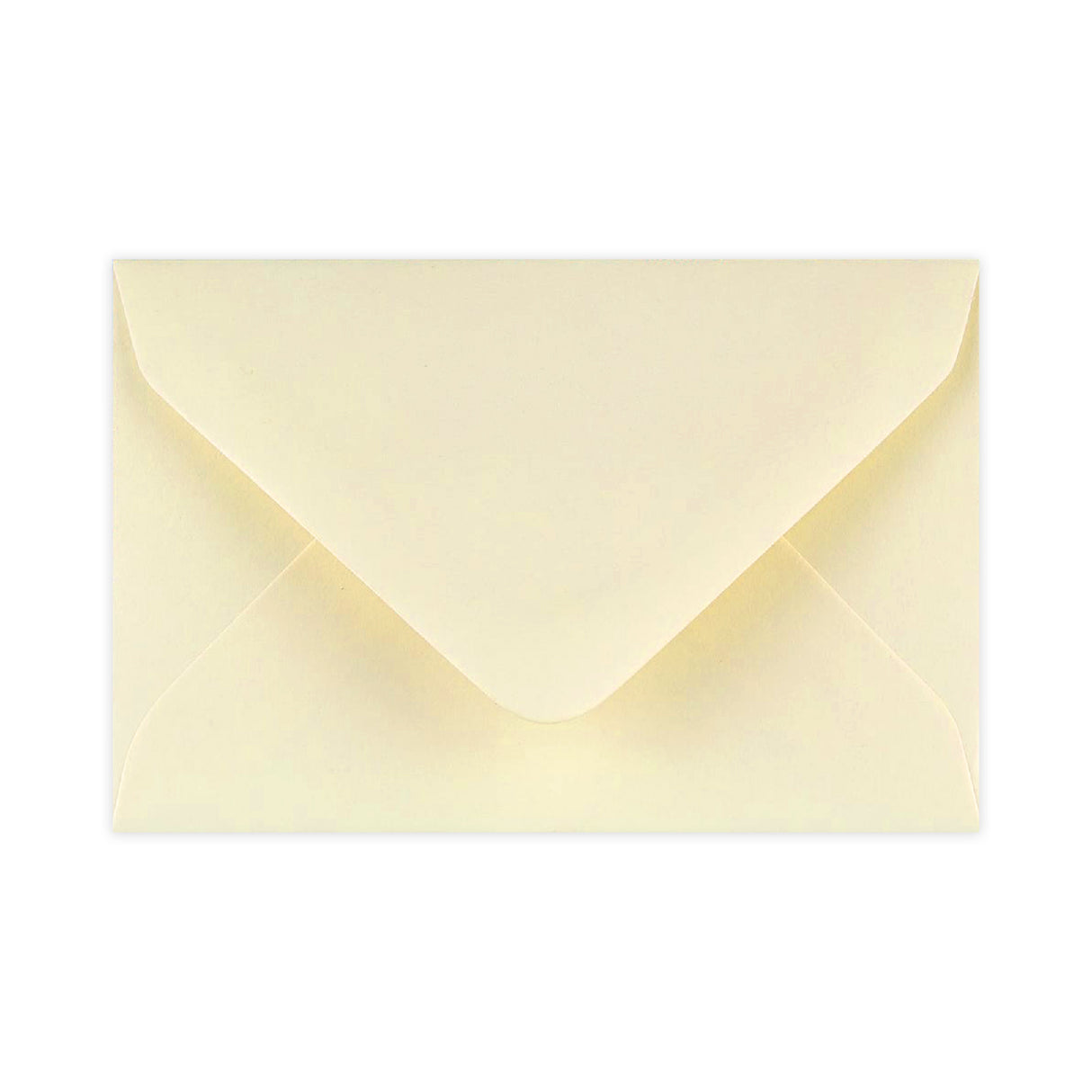 Ivory Wove Gummed V-Flap apsveikuma kartītes aploksne (62 x 94 mm)