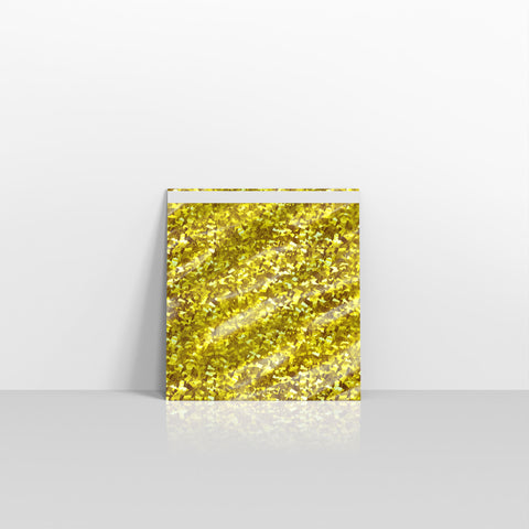 Holographic Gold Metallic Finish Foil Envelopes