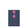 Coloured envelopes with string and washer closure Navy Blue + Pink 162 x 114 mm (C6)