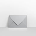 Silver Metallic Coloured Gummed V Flap Envelopes