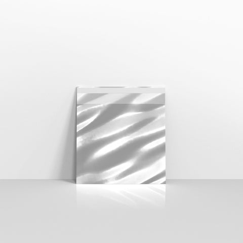 Silver Metallic Finish Foil Envelopes