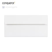 DL Brilliant White Peel & Seal Conqueror Envelope (110 x 220mm)