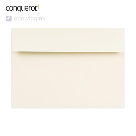Råhvid Conqueror-konvolut 162x229 mm (C5)