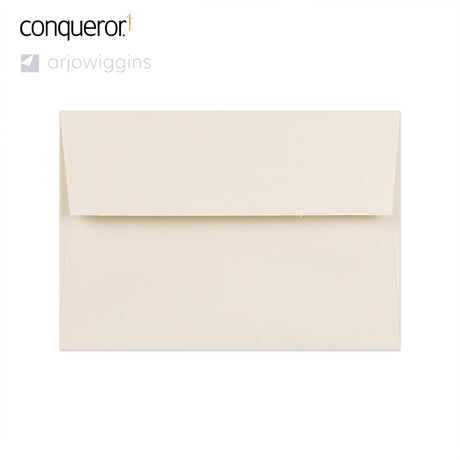 114x162 Cream Conqueror C6 položena denarnica olupimo in zapremo 120gsm kuverte