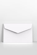 White Coloured Peel and Seal V Flap Envelopes